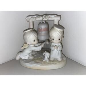 Precious Moments Figurine 525898 "Ring Those Christmas Bells" 1992 7" Enesco‎